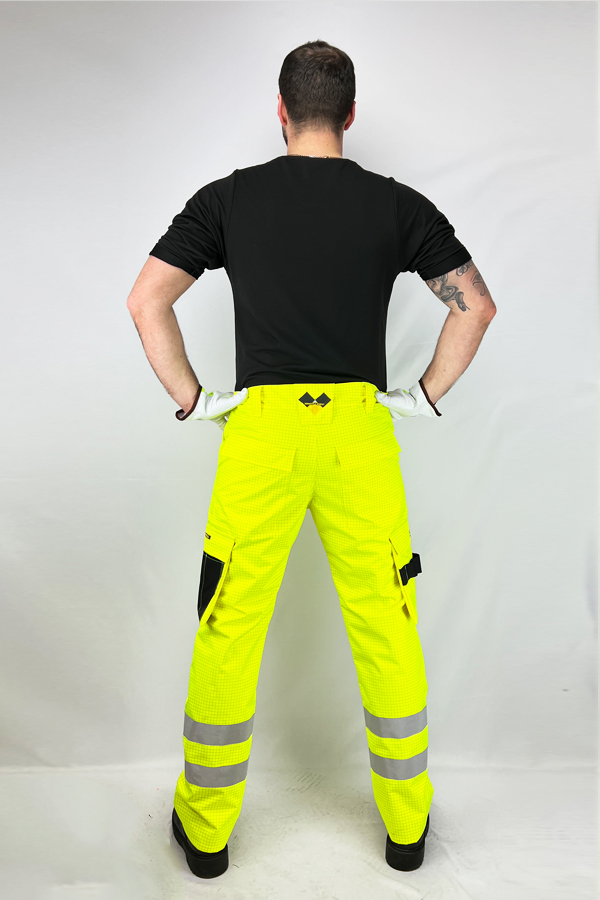 ❄ Pantaloni captusiti Safety Shell Shield – Green - imagine 4