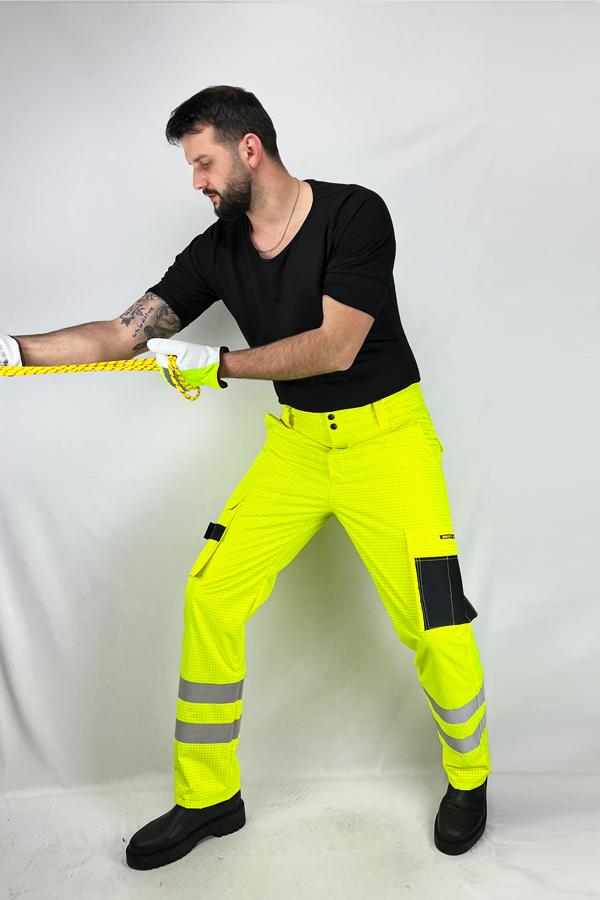 ❄ Pantaloni captusiti Safety Shell Shield – Green - imagine 2