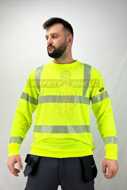 Bluza Safety Shell COMET – Green - imagine 3