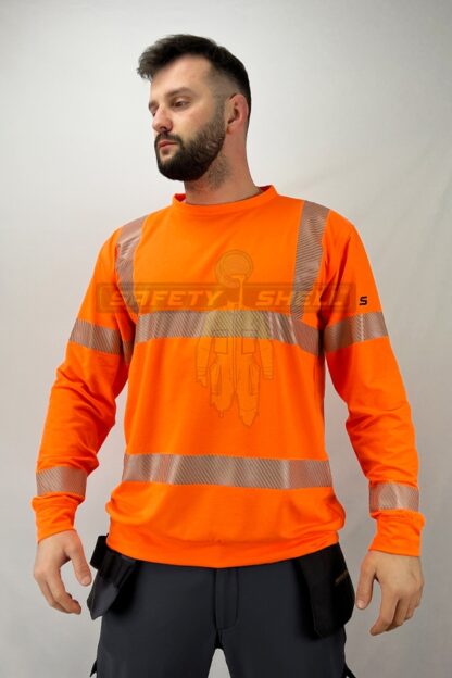 Bluza Safety Shell COMET – Orange - imagine 2