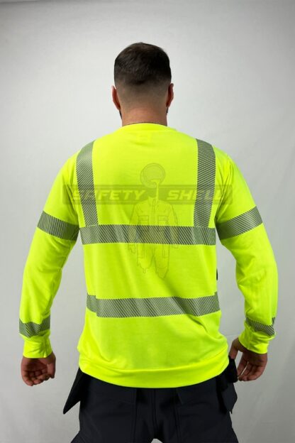 Bluza Safety Shell COMET – Green - imagine 2