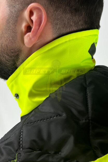 ❄ Geaca captusita Safety Shell Arctic – Green & Black - imagine 4