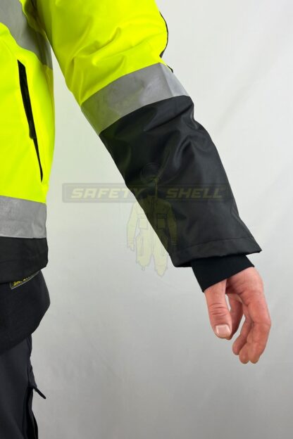 ❄ Geaca captusita Safety Shell Arctic – Green & Black - imagine 5